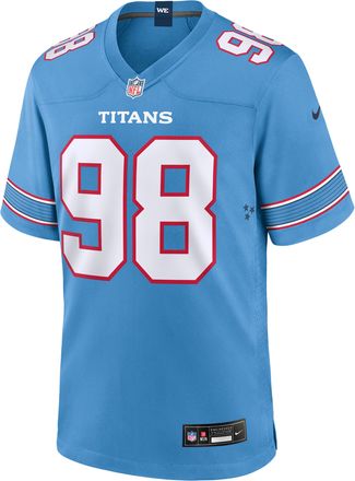 Nike Jeffery Simmons Tennessee Titans Nike Mens NFL Game Jersey in Blue | 67NM0IUT9VF-4QK
