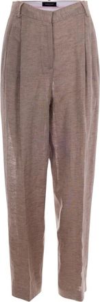 Fabiana Filippi Grey Carrot Pleated Pants