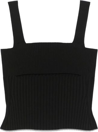 Nude Canotta a coste - Nero