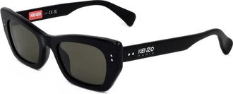 Kenzo Green Cat Eye Unisex Sunglasses KZ40162I 01N 51