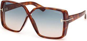 Tom Ford FT1117 53P Blonde Havana/Green Gradient