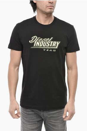 Diesel Solid T-Shirt T-DIEGOS-K45 with Contrasting Logo size Xxl