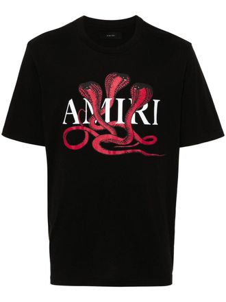 Amiri Poison cotton T-shirt - men - Cotton - S - Black