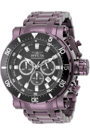 Invicta Coalition Forces 50763 Herenhorloge - Quartz Uurwerk - Roestvrij Staal met Zwarte Wijzerplaat - 52 mm