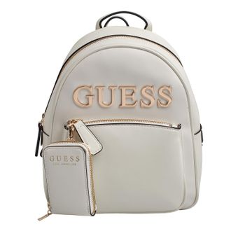 Guess Beacon Falls HFVG90-35300 WoMens Backpack with Accessory - Beige - One Size