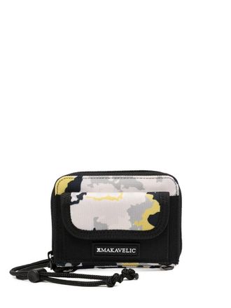 Makavelic logo camouflage-print wallet - unisex - Polyester - One Size - Black