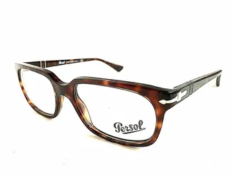 Persol Mens 3131-V Rectangle Eyeglasses In Tortoise