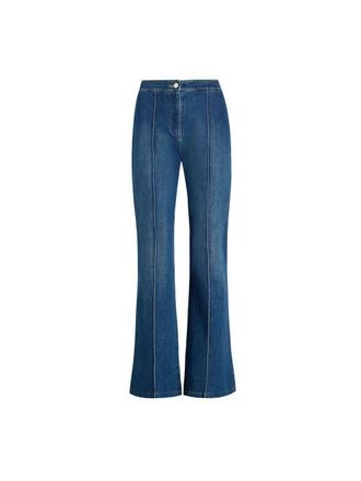 C&acirc;llas Milano Lola Denim Flareleg Cropped Pant in Indigo at Nordstrom, Size 12