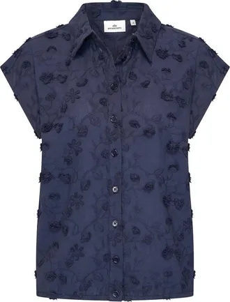HV Polo Dames, Blouses & Shirts, Blauw, Maat: L