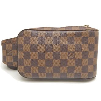 Louis Vuitton Brown Ebene Pvc Sling Bag (Pre-Owned)