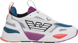 Emporio Armani Witte lage sneakers X8X070Xk 165U048 - Heren - Sneakers - Veelkleurig - 42 EU - Schoenen