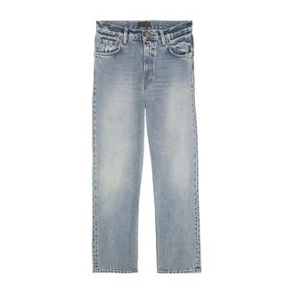 Haikure Lisa Straight Jeans - Dames - Regular Fit Jeans - Blauw - W27 - Katoen - Jeans