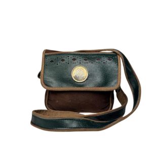 Loewe Pre-owned Madrid Vintage Schoudertas - Dames - Pre-owned - Groen - Maat: ONE Size Leer