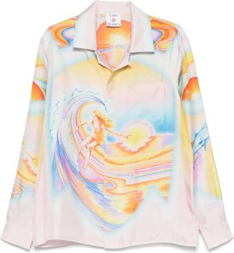 Casablanca Camicia Psychedelic Nirvana - Rosa