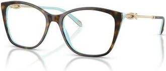 Tiffany & Co. 54mm Square optical glasses in Brown at Nordstrom
