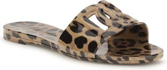 Dolce & Gabbana Womens Multicolor Rubber Flat Sandals