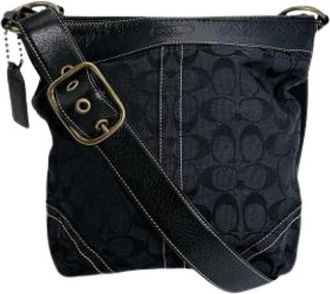Coach Pre-owned Cross Body Bags, female, Black, Size: ONE SIZE Pre-owned Shoulder Bag