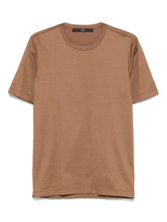 SAPIO cotton T-shirt - men - Cotton - 56 - Brown
