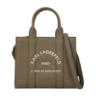 Karl Lagerfeld Mini Square Tote - female - Karl Lagerfeld - Shopping Bags - Brown - ONE SIZE - Bags
