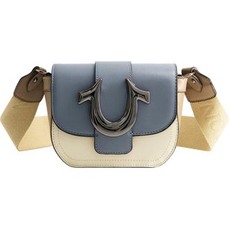True Religion Color Block Crossbody in Light Blue at Nordstrom