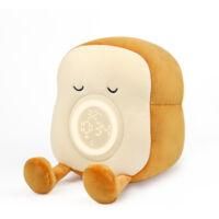 OEM L&aacute;mpara De Noche De Peluche, Divertido Y Adorable Despertador De Peluche Con Forma De Tostada Para El Dormitorio, L&aacute;mpara De Mesilla De Noche, Regalo 