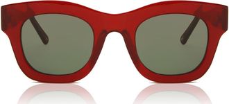 L.G.R Sofia 80 Womens Sunglasses Red Size 50