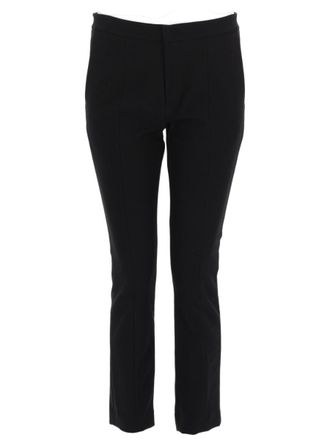Vince Tailored Mid-Rise Cotton-Blend Slim Pants