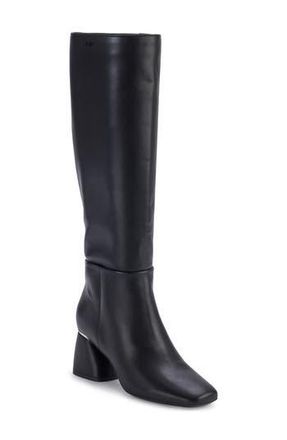 DKNY Cana Knee High Block Heel Boot in Black at Nordstrom Rack, Size 11