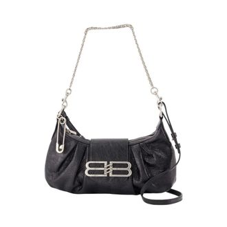 Balenciaga Shoulder Bags, female, Black, Size: ONE SIZE Pamela Shoulder Bag