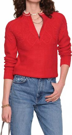 Heartloom Bellini Sweater In Lipstick