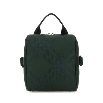 Burberry Bottle Green Fabric Crossbody Bag Vine Borse A Tracolla