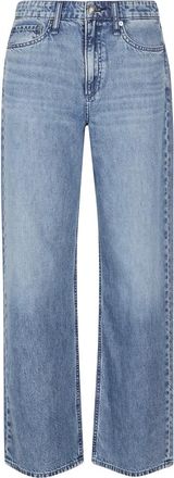 Rag & Bone Straight Fit Jeans, female, Blue, W24, Lightweight Logan Jeans in Blue Denim