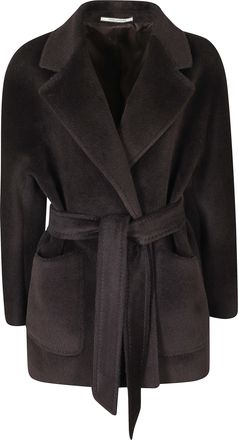 Tagliatore Double-Breasted Wool And Alpaca Coat With Kimono-Style Shoulders