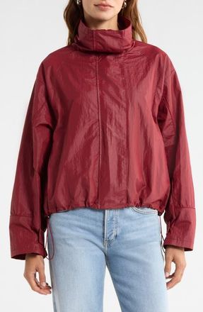 Lioness Shoreline Windbreaker Jacket in Cherry at Nordstrom, Size X-Large