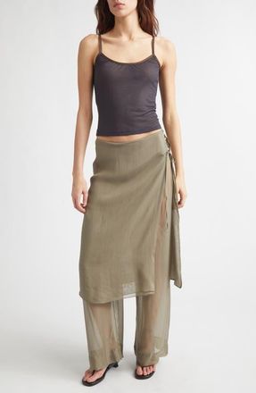 Paloma Wool Nasem Cotton Blend Jersey Camisole in Grey at Nordstrom, Size X-Large