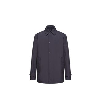 Moncler Moncler Brecon Mid-length 3-in-1 Down Shirt Jacket, Men, Blue, Size: 1