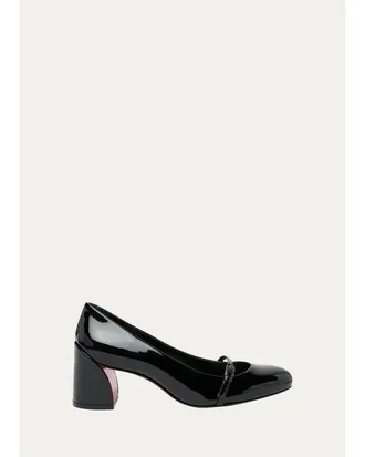 Christian Louboutin 55mm Jane Nina Patent Leather Mary Jane Pumps