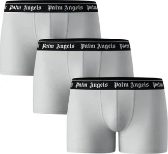 Palm Angels Boxershort in Lichtgrijs