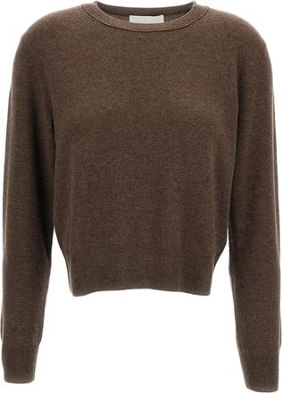 Lisa Yang Brown Greer Mid-Weight Cashmere Sweater