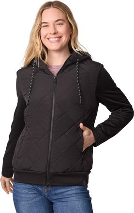Free Country Womens Venture Quilted Hybrid Jacket