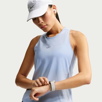 Nike Womens Swift Aero-FIT Running Tank Top in Blue | IH8111-468