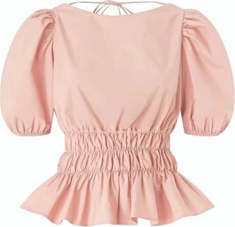 Pinko Joandra Cotton Poplin Crop Top