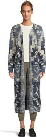 Pendleton Cotton Duster Sweater Womens Clothing Indigo : XL