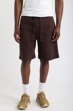 Carhartt Work in Progress Floyde Relaxed Fit Twill Shorts in Ristretto (Garment Dyed) at Nordstrom, Size X-Large