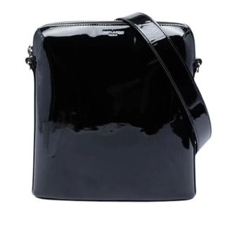 Saint Laurent Pre-owned Patent Leather Crossbody Bag - Dames - Pre-owned - Zwart - Maat: ONE Size Leer