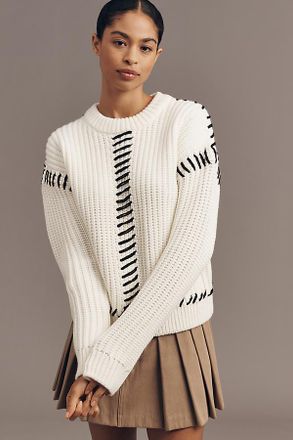 English Factory Crew-Neck Chunky Sweater