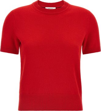 Ferragamo Red Cashmere Womens Sweater