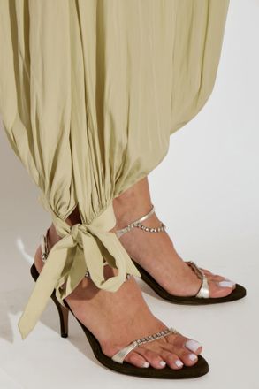 Chlo&eacute; Zia Heeled Sandals, Womens, Green
