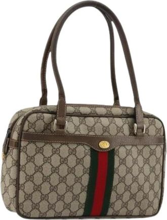 Gucci Pre-owned Handbags, female, Beige, Size: ONE SIZE Pre-owned Vintage Hand Bag