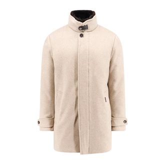 Moorer Abrigo de Lujo de Cachemira para Beb&eacute; con Piel - Jackets - Hombre - Beige - 2XL